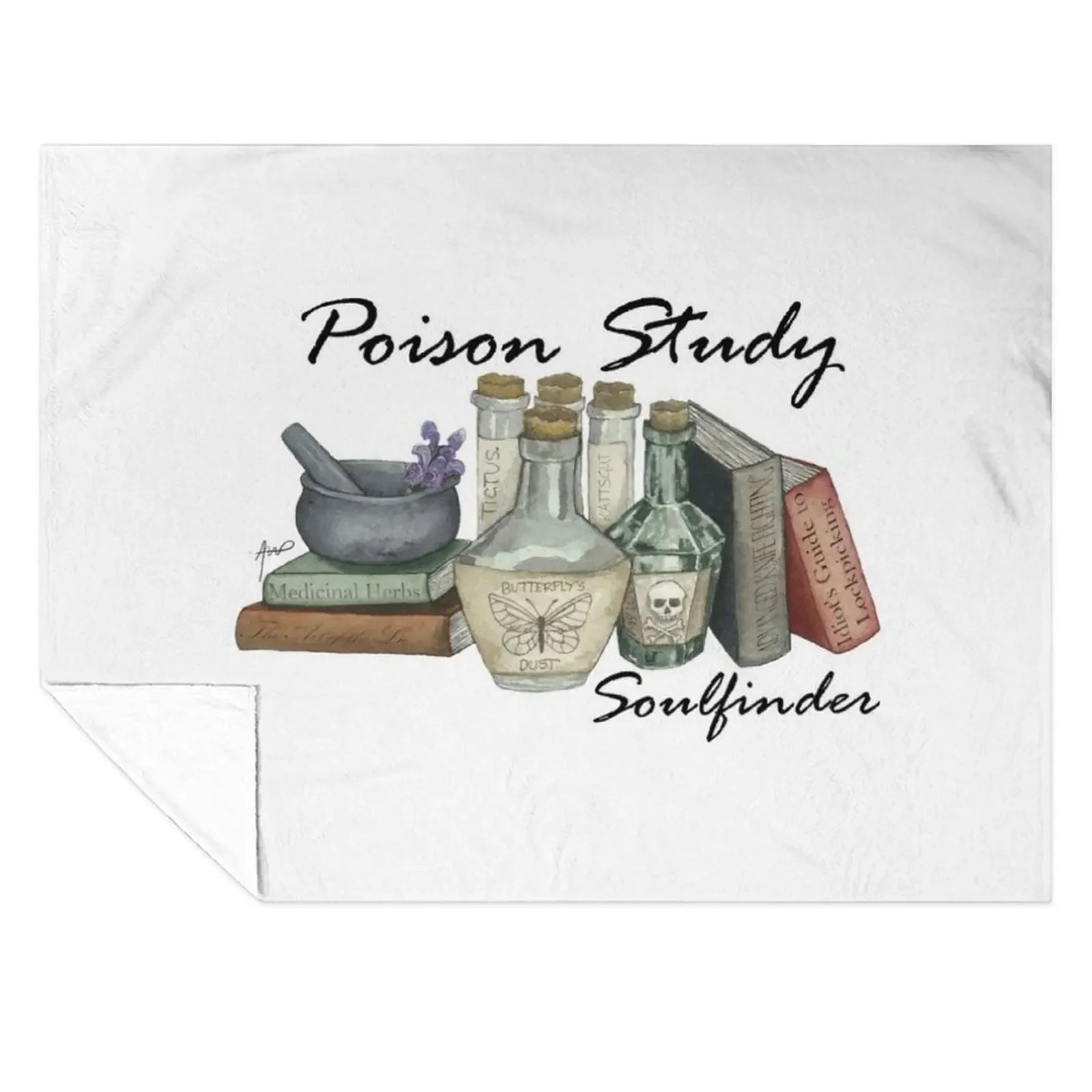 

Poison Study Soulfinder Throw Blanket Thin Decoratives Flannel Fabric blankets and throws Blankets