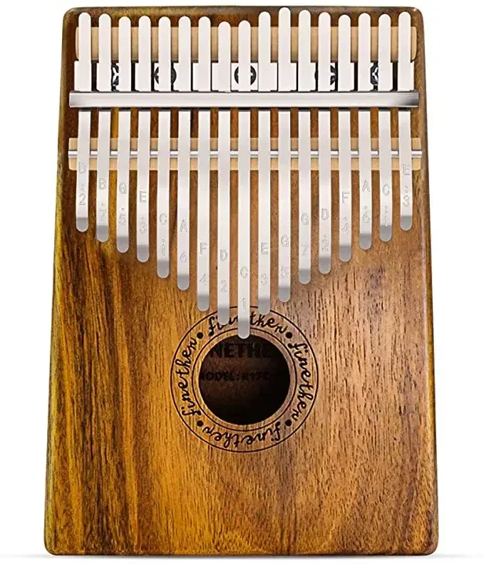 

Solid Finger Musical Instrument With Hammer 17 Key Thumb Piano