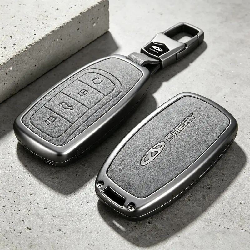 Car Key Cover For Chery Tiggo 4 5X 3X Tiggo 7 Pro Arrizo 5 Arrizo 8 9 Zinc Alloy Drop Proof Full Protection Car Accessories