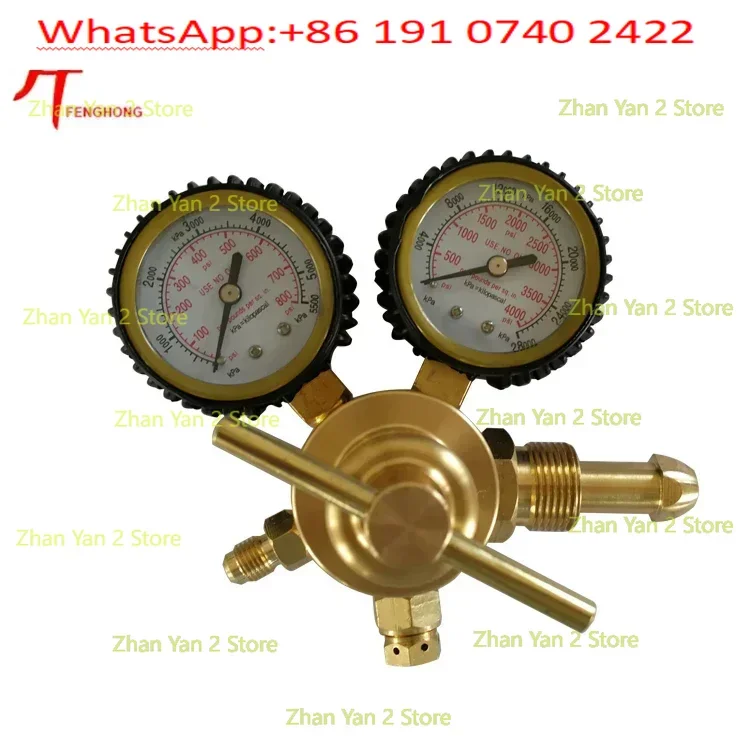 CGA580 Inlet Connection Single Solder RHP400 Nitrogen Regulator, 0-800 PSI Delivery Pressure