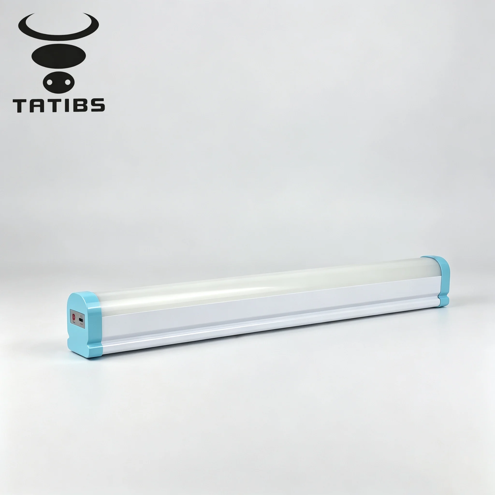 TATIBS Rechargeable LED Strip Work Light Auto Repair Inspection Light with Red Blue Strobe Warning Camping & Stall