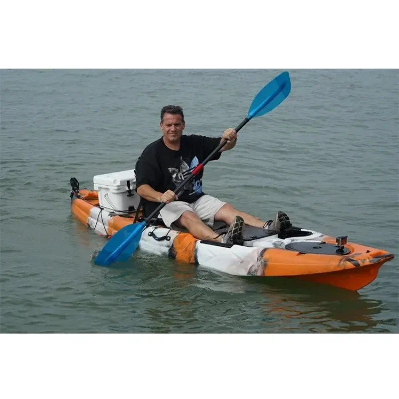 One Person Sit in Kayak 11.5ft 1 Paddler Open Kayak 3.5m  26kg LLDPE Lakes Parks for Rivers and Scenic Spots