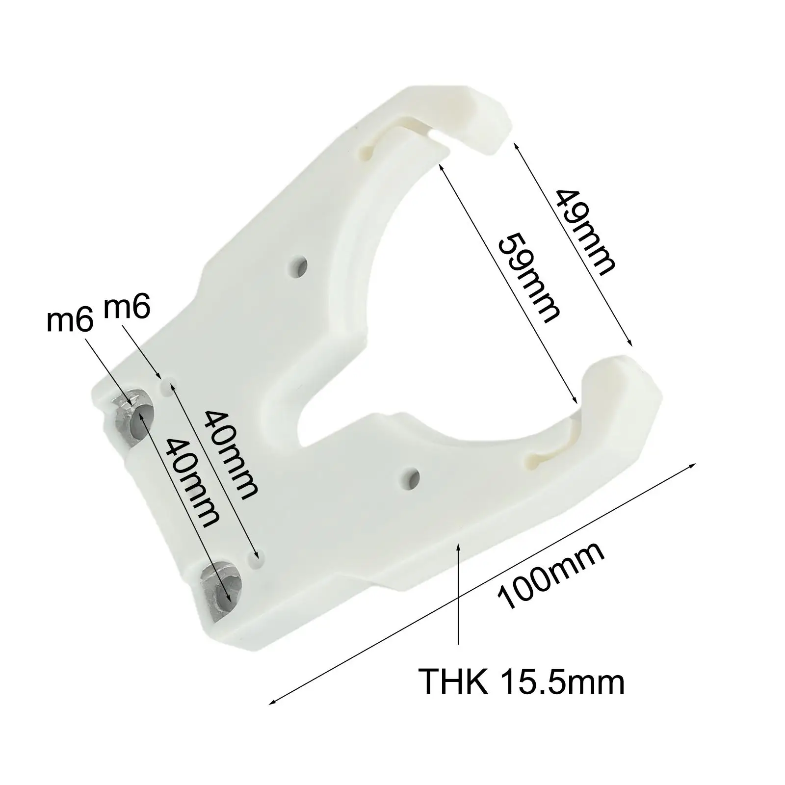 

CNC Tool Holder Engraving Machine Clamp Fixed Handle Clamp Standard Processing ABS Material Automatic Tool Changer