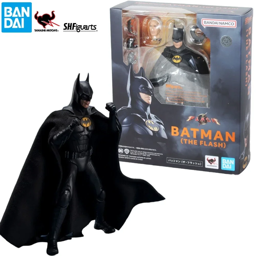 

In Stock Bandai DC Universe The Flash S.H.Figuarts SHF Batman Justice League Action Figures Toys Collection Gifts