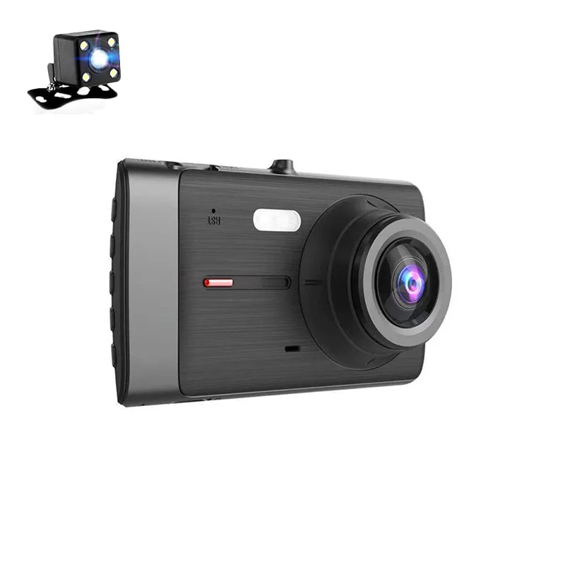 Q500 Tachograph HD Dual-Lens 4-Inch Display 1080P Wide-Angle Night Vision Infinite Cycle High-Resolution Ultra-Wide-Angle Lens