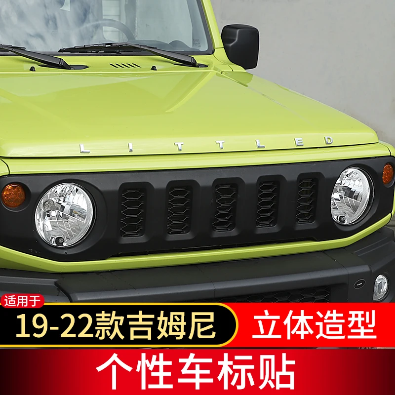 For Suzuki Jimny 2019-22 LITTLED Stainless Steel Emblem Decoration Car Sticker