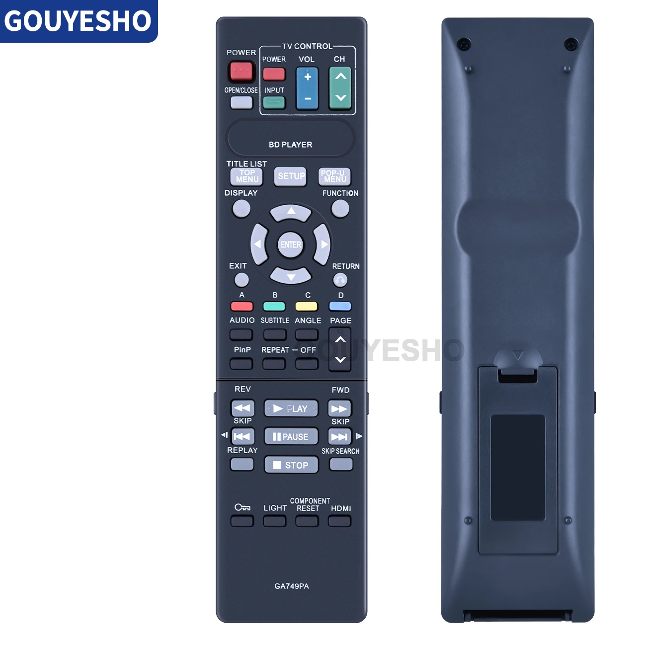 

New Remote Control GA749PA For Sharp Blu-ray Dvd Player