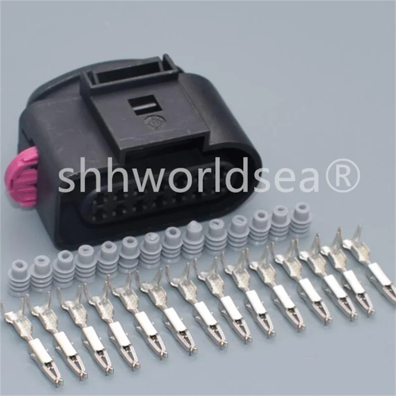 Shhworldsea 14 Pin 6X0973817 6X0973717 Auto 09G Gearbox Cable Socket 6X0 973 817 6X0 973 717 Waterproof Connector For VW Audi