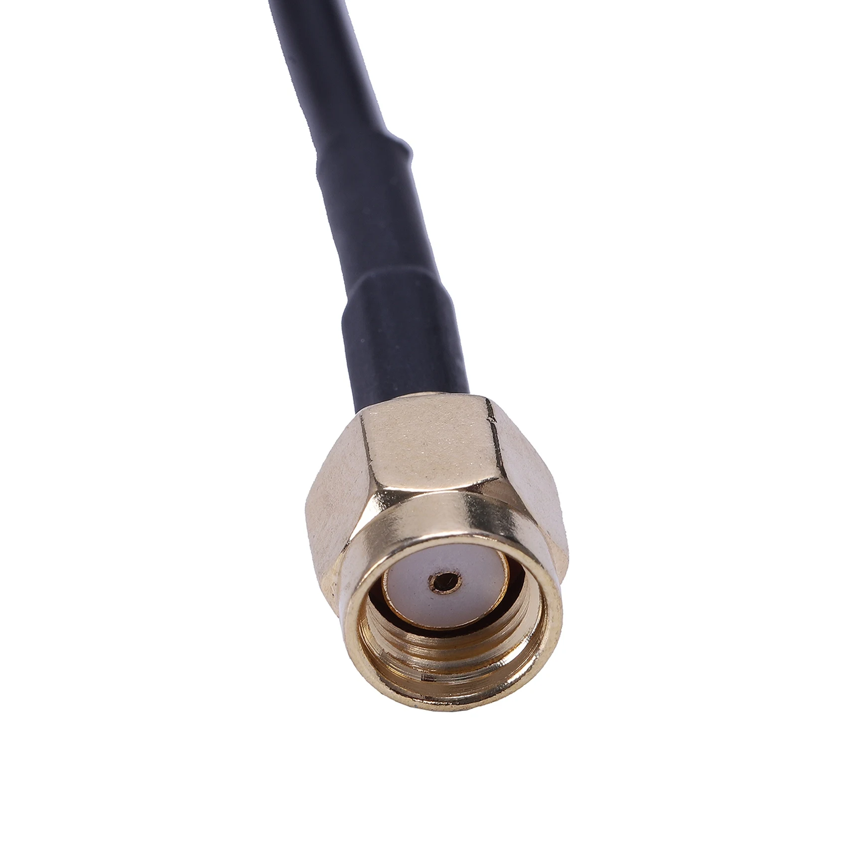 AB53 2 uds 10M negro RP-SMA macho a hembra Cable de extensión de conector de antena Wifi