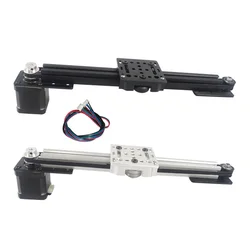 Sliding Table Linear Actuator Bundle Kit 250mm-500mm CNC NEMA17 Stepper Motor 2020 V-slot Actuator Kit Motion Slide Guide Table