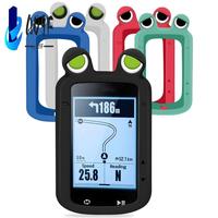 A09F-Silicone Case Protector For IGPSPORT BSC200 BSC300 With Screen Protection Film Bicycle Computer Protection Cover