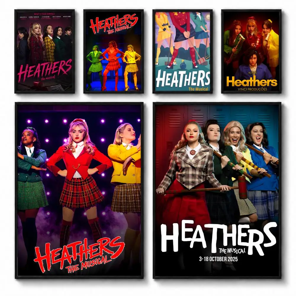 Classic Teenage Musical H-Heathers Poster Self-adhesive Art Waterproof Paper Sticker Coffee House Bar Room Wall Decor