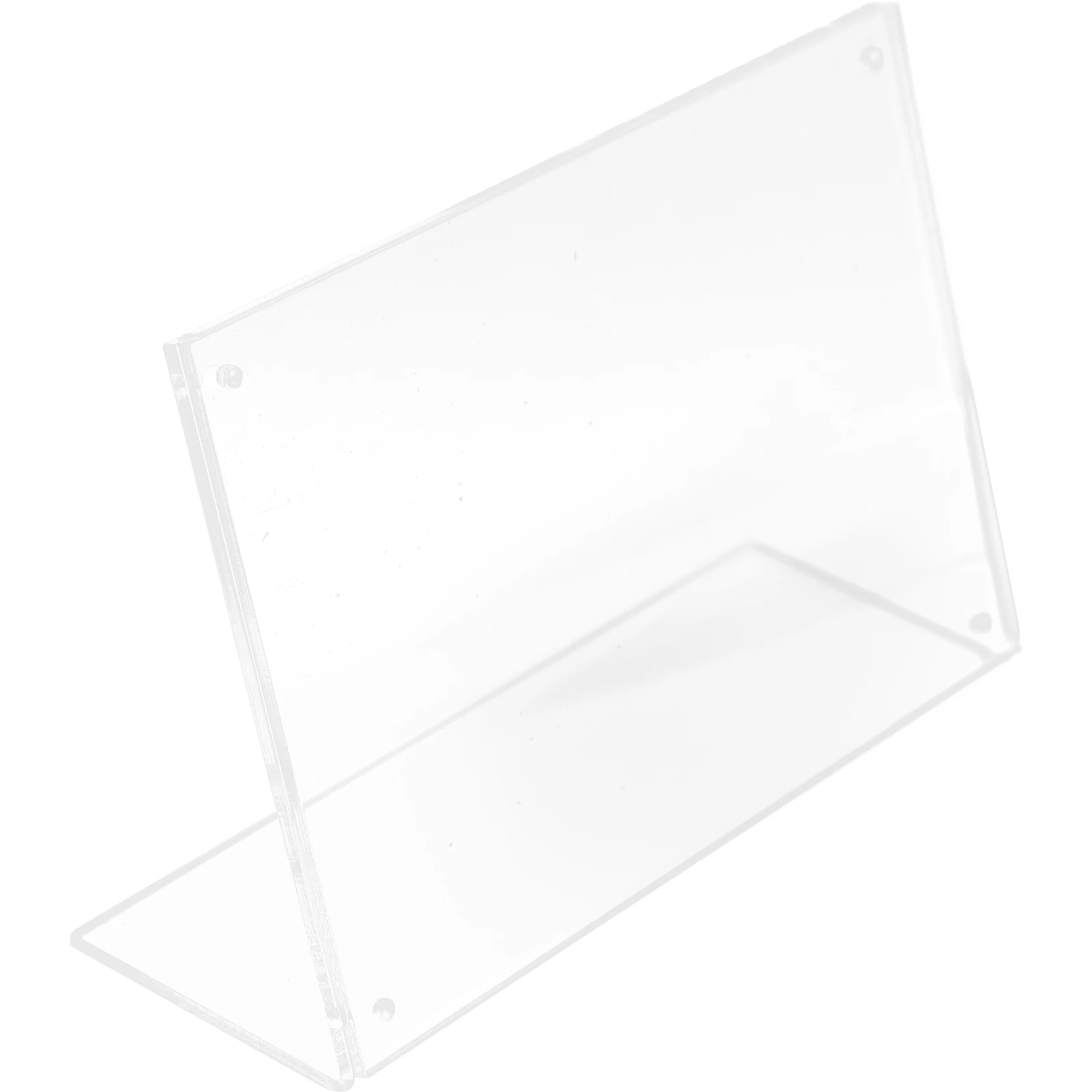 Freestanding Acrylic Transparent Display Stand Wedding Menu Holder Table Number Stand Poster Sign Rack Acrylic Sign Holders