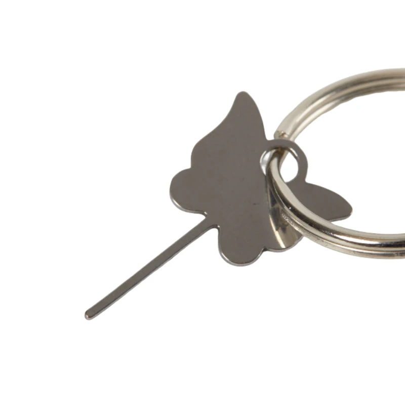 3Pcs/Set Butterfly Rabbit Shape Stainless Steel Needle For Smartphone Sim Card Tray Removal Eject Pin Key Tool Universal Thimble