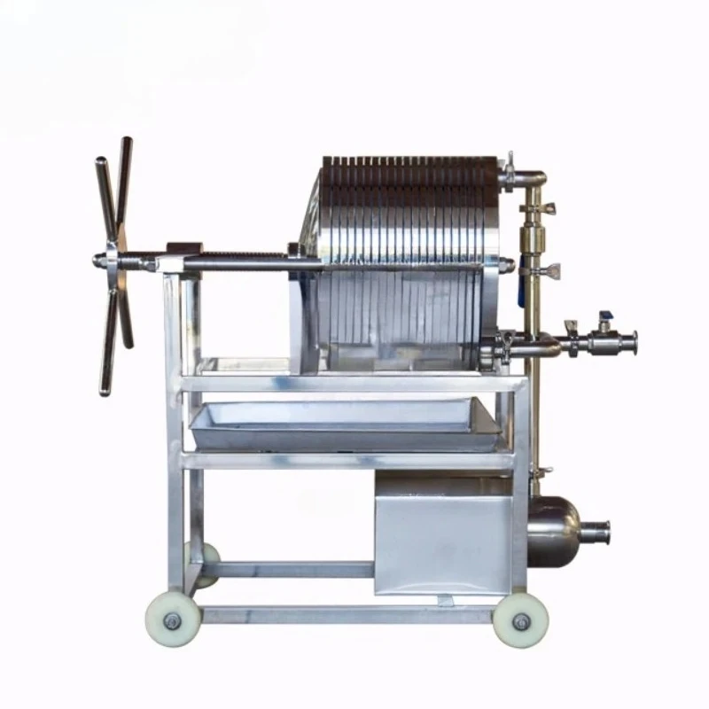 Manual Closing Stainless Steel Plate and Frame Filter Press Use Perfume Alcohol Filter
