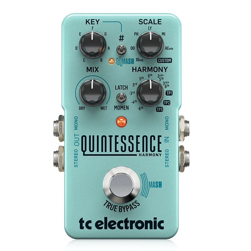 

TC ELECTRONICS QUINTESSENCE HARMONY Electric Guitar Bass Distortion Single Block Effect Offers Guitar Effect