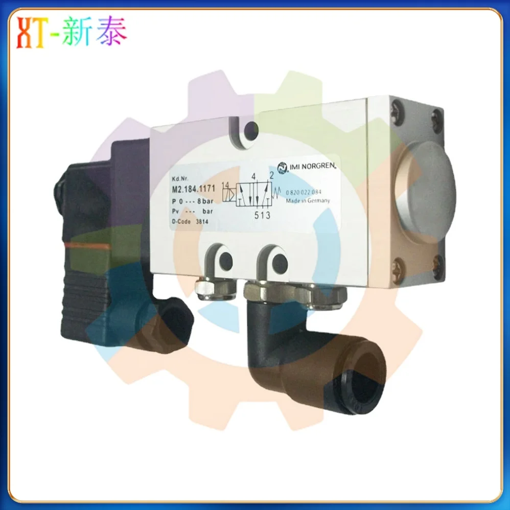 

Best Quality SM52 SM74 SM102 Offset Printing Press Solenoid Valve M2.184.1171 Printing Machine Spare Parts For Heidelberg