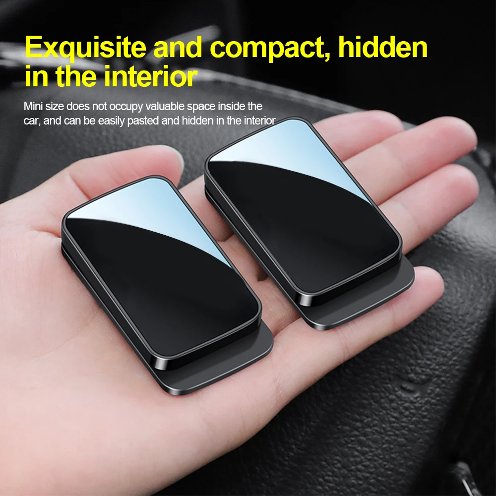 2PCS Strong Magnetic Adjustable Car Safety Belt Clips Anti-Wear Seat Belt Buckle Clamp Fixing Clip Car Stabilizer Fastener Style