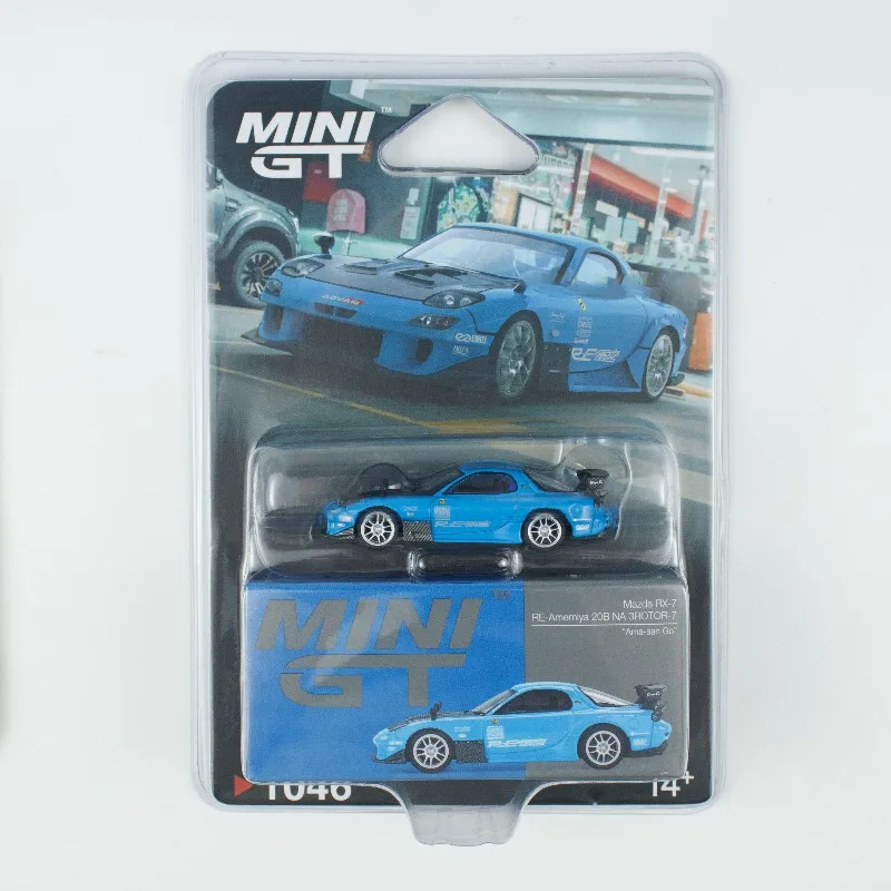 MINIGT 1/64 RX-7 RE 20B Motore a tre rotori Giocattolo in lega Veicolo a motore Pressofuso in metallo Modello Regali