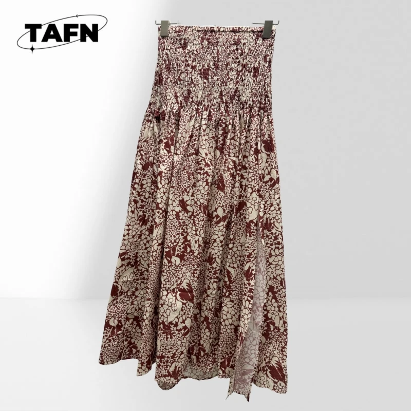 

Женская модная юбка минималистичного дизайна, средней длины, повседневная, элегантная, BA2306