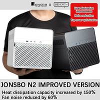 JONSBO N2 Mini NAS Case ITX 5+1 Disk Min iAluminum with Steel Plate CaseSupport 65mm CPU Cooler Integrated Upper Cover Removable