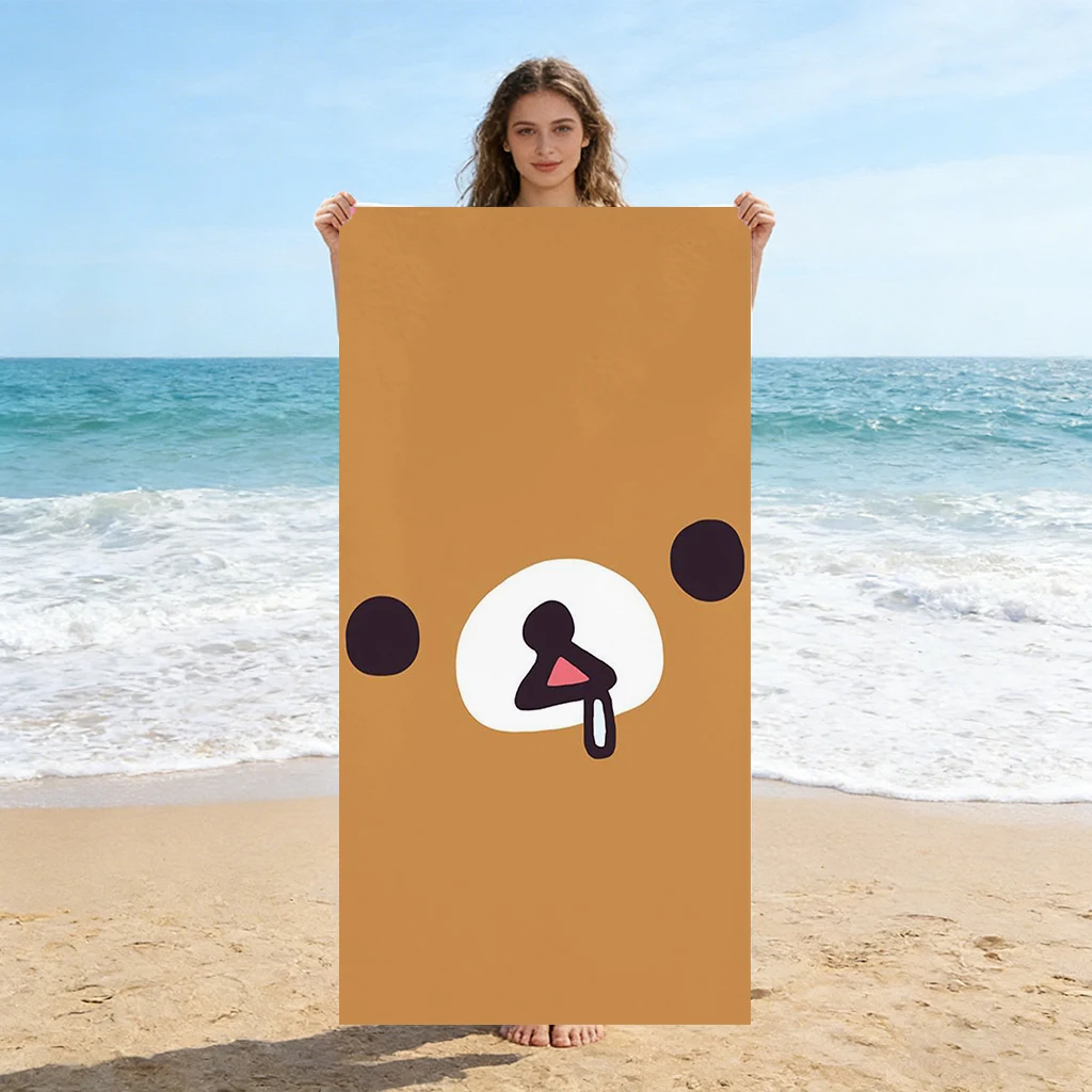Funny Bear Emoji Beach Towel S - Towel Small Sport 评论和价格