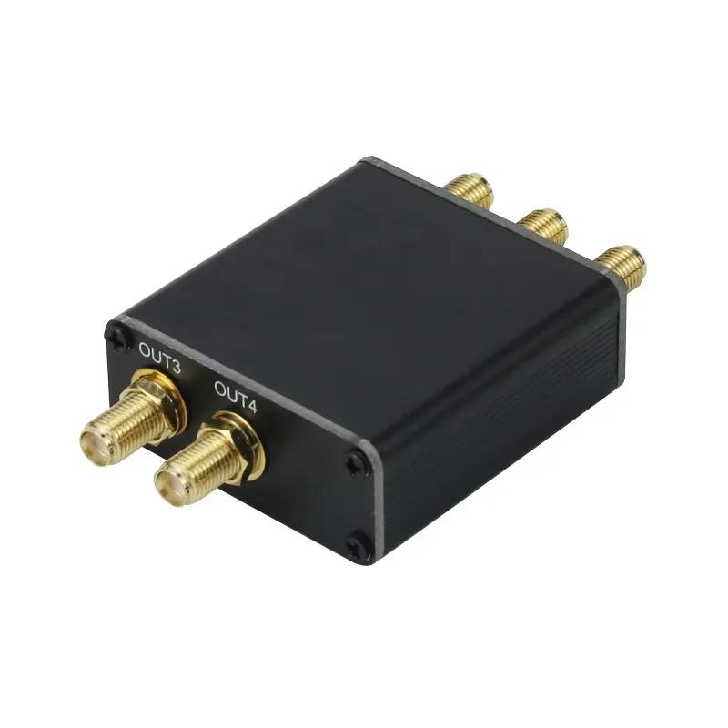 PS-LF-4 RF Power Divider 1 IN 4 OUT Radio Frequency Low Frequency 10K-1.5G RF Power Splitter