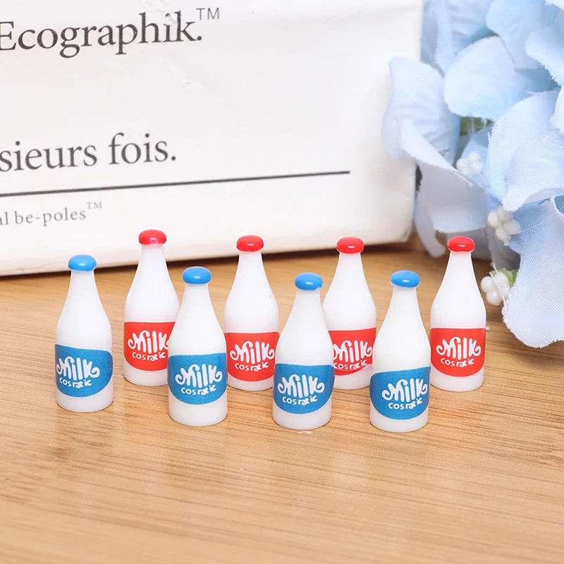 

[JT]4Pcs 1/12 Dollhouse Miniature Milk Model Dolls House Kitchen Accessories Toy