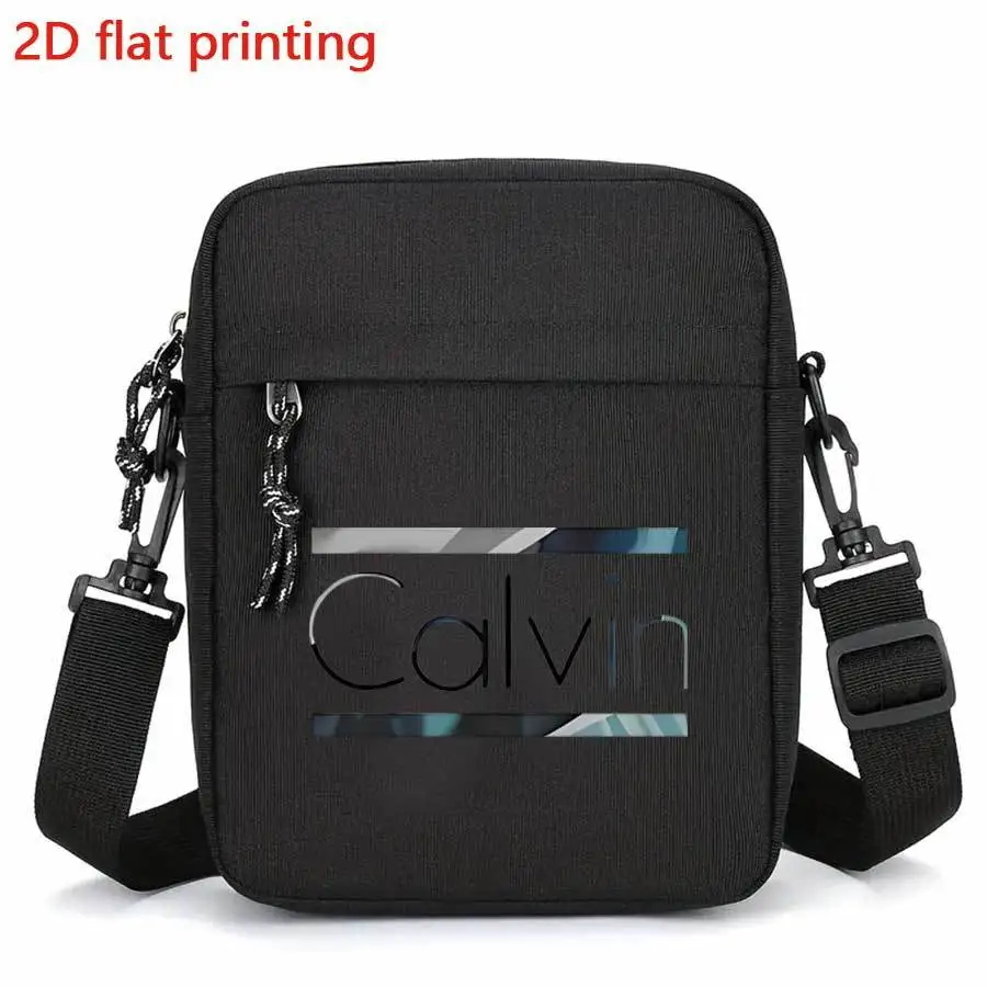 "Calvin" Print Men'S Portable Small Bag, New Style with Large Capacity Crossbody Bag, Travel Small Backpack, Dedicated Bag for H