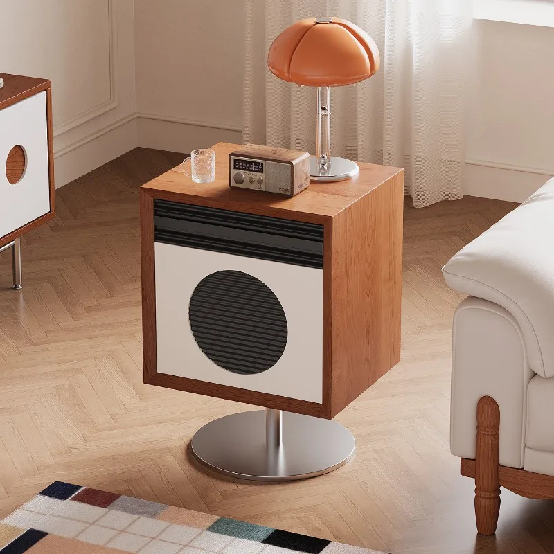 

Side cabinet, bedside cabinet, living room rotating storage cabinet, living room display cabinet, pillowside side cabinet