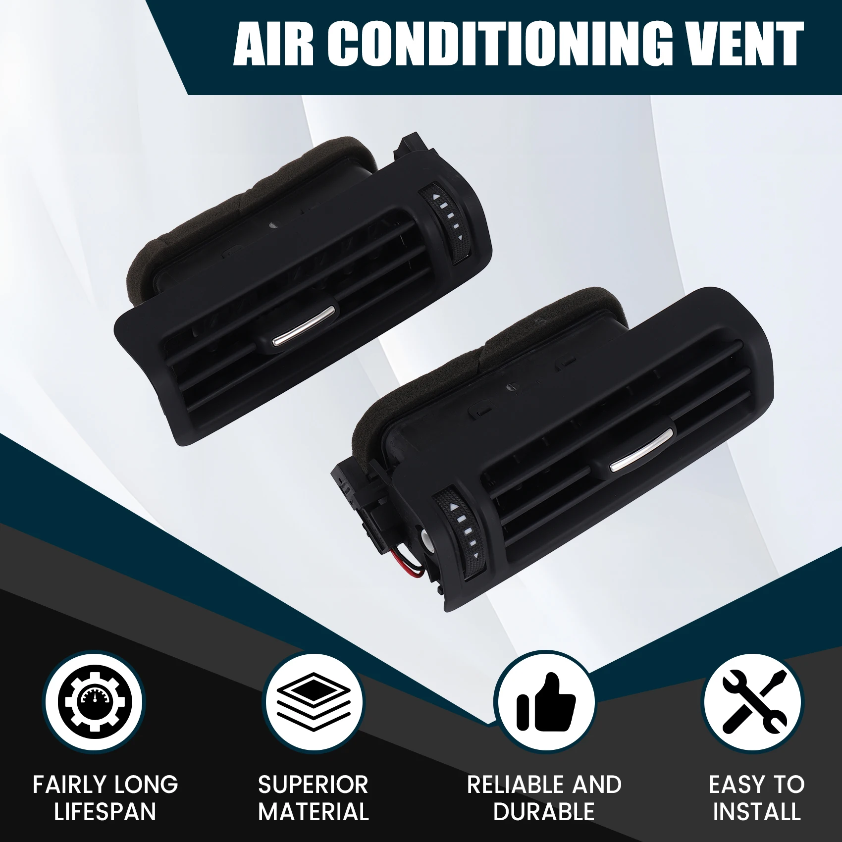 カーエアコン排気口,bピラー,エアコン排気口,a6,c7,a7,s6,s7,rs7,4g0819210c,4g0819209c用ルーバー