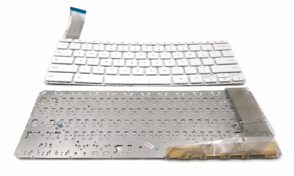 

New US Laptop Keyboard for HP Chromebook 14-X 14-X000 14-X010NR 14-X010WM 14-X013DX White Without Frame