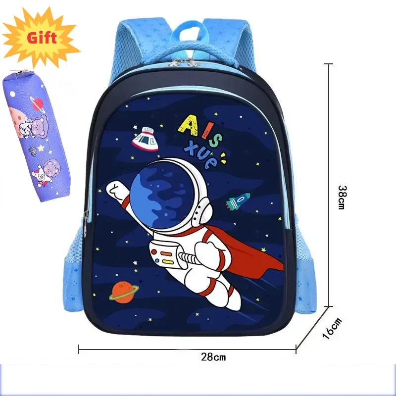 Cartoon Cute Reduce Burden Light Spinal Protection Primary School Backpack New Boys and Girls' School Bag for Children Schoolbag