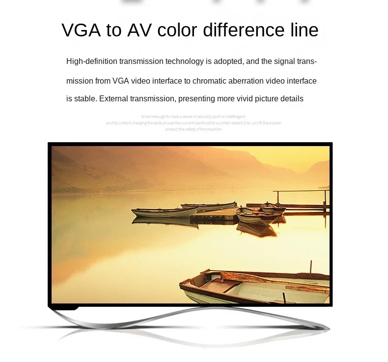 VGA HDMI-متوافق مع كابل RCA ذكر إلى 3 RCA AV ذكر AV مركب ذكر M/M موصل كابل محول