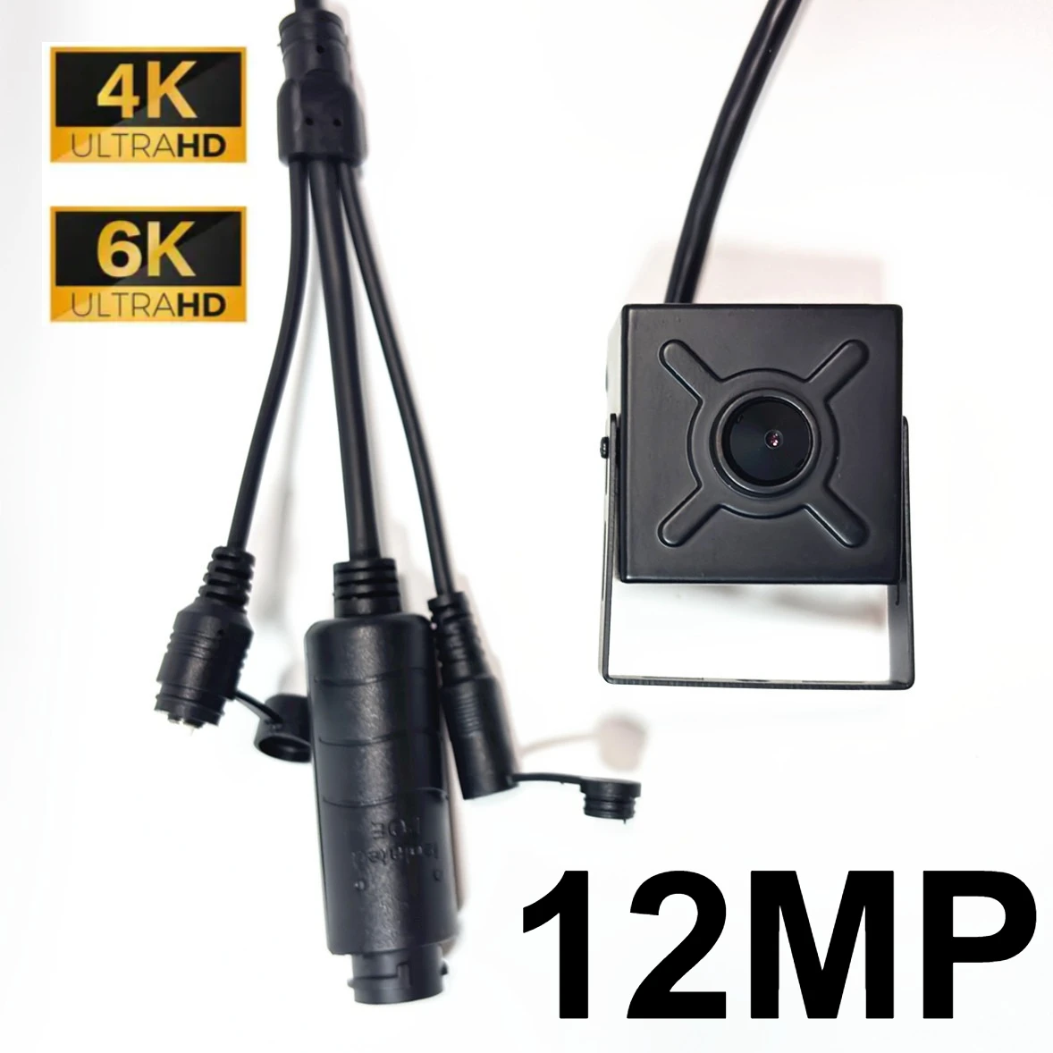 H.265 POE HD Small 6K 12MP Audio Mini IP Camera 6K IpC PIN hole Security P2P CCTV Cameras Video Surveillance APP  Videolink