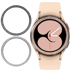 Diamond Bezel for Samsung Galaxy Watch 4 5 6 40mm 44mm Protection Shiny Decorative Ring Cover Case Metal Bumper Accessories