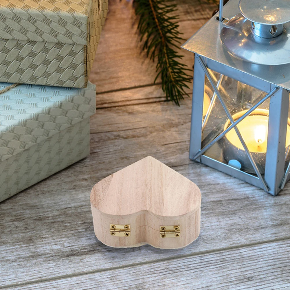 

Jewelry Packing Cases Small Gift Container Decorative Jewelry Box Protective Jewelry Box Wooden Display Boxes