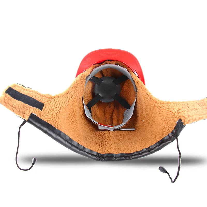 Cotton Hard Hat Lining Construction Site Winter Construction Cold Thermal Hat Lining Removable Universal Fleece Liner Helmet