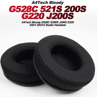 Earphone pads For A4Tech Bloody G528C G200S J200S G220 G521 G521S replacement  Earpads headphones cloth Memory Sponge