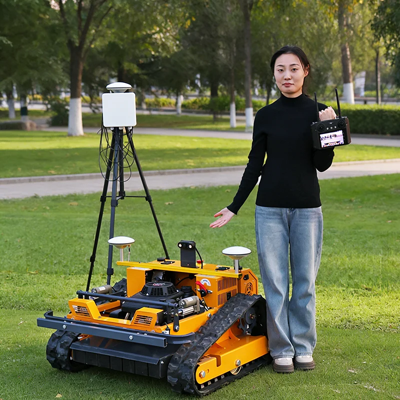 

Индивидуальная газонокосилка с дистанционным управлением, 550 мм, на гусеничном ходу, с нулевым радиусом поворота, от китайского производителя, хит продаж по всему миру