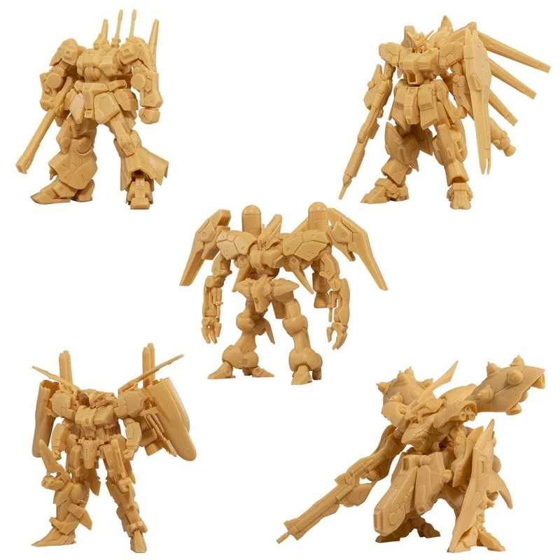 

Bandai Original 5Pcs GUNDAM ARTIFACT RX-93-ν2 Hi-ν Gundam Assembly Model Toys Collectible Model Ornaments Gifts For Children