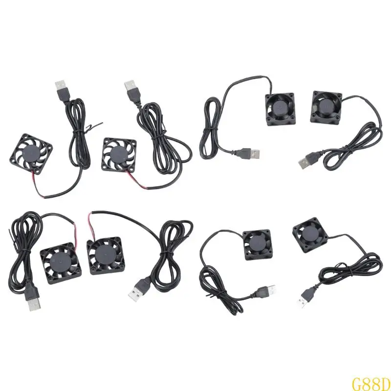 

G88D High Airflows 40mm Computer PC Fan Sleeve Bearing for Gaming Laptop Coolers