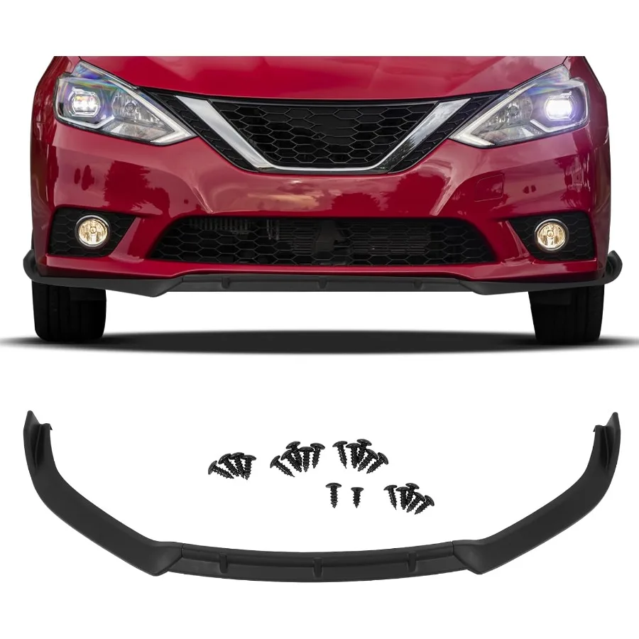

Matte Black Plastic Front Lip Spoiler for 20132015 Nissan Sentra Enhances Vehicle Aesthetics and Aerodynamics with Durable Desi