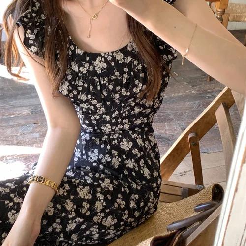 플로랄 드레스 여성용 A라인 허리 조임 플로랄 빈티지 여름 우아한 A라인 롱 드레스 원피스 드레스 원피스 드레스 Best5 플로랄 드레스 여성용 A라인 허리 조임 플로랄 빈티지 여름 우아한 A라인 롱 드레스 원피스 드레스 원피스 드레스 Best5