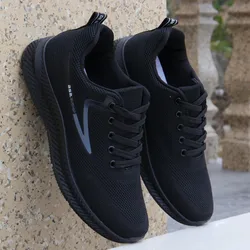 Men Vulcanized Shoes Spring Autumn Sports Mesh Breathable Men's Shoes Casual Work Jogging Men's Vulcanized Shoes Men Sports Shoe