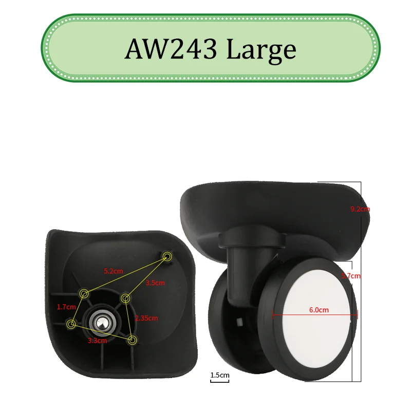 Suitable For ITO AW243 Trolley Box Wheel Universal Wheel Replacement Luggage Box Wheel Hub Boarding Chassis Wheel Hub Repair