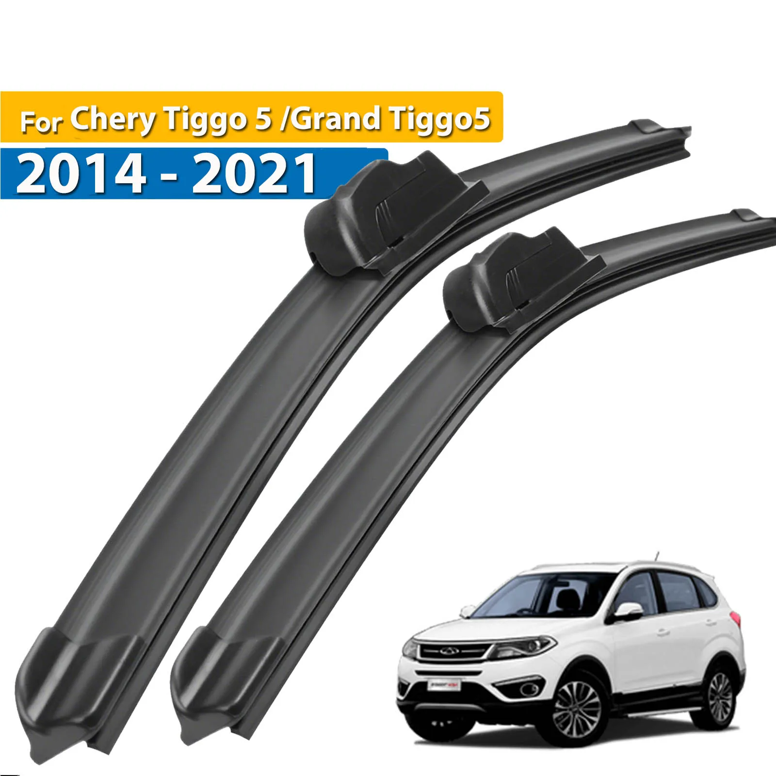 

Erick's Wiper LHD Front Wiper Blades For Chery Tiggo 5 Grand Tiggo5 DR6 EVO6 2014 - 2021 Windshield Windscreen Window 26"+18"
