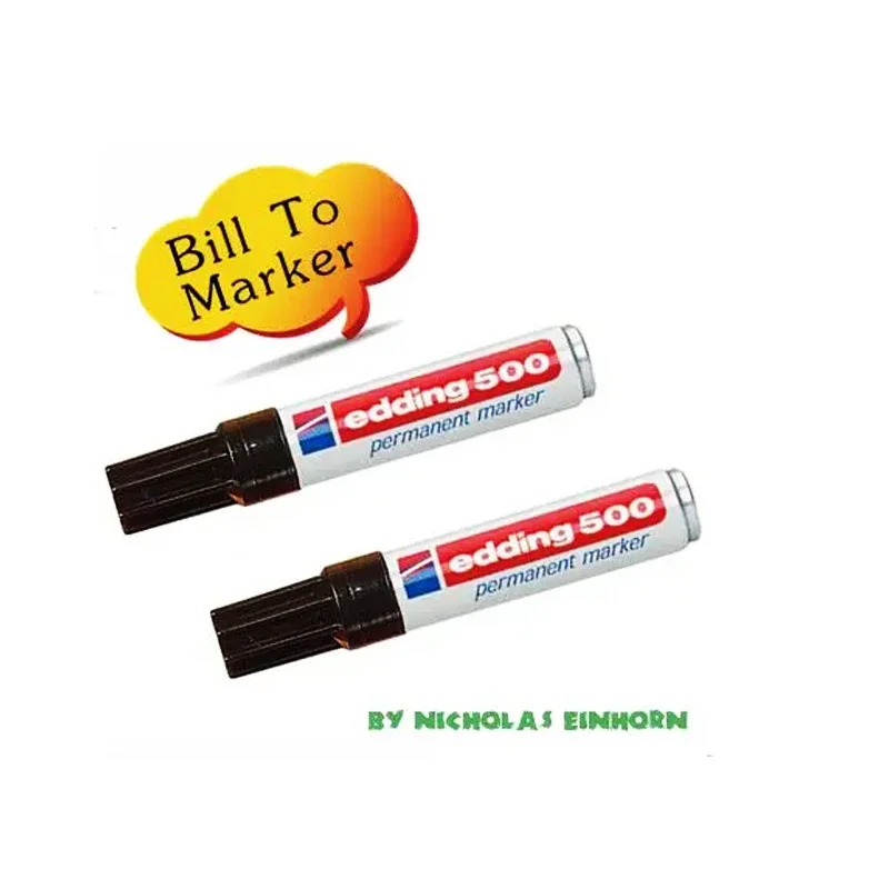 

Bill To Marker (Gimmick And Online Instructions) Magic Trick Close Up,Illusion Street Mentalism Fun Magia Toys Classic Magie