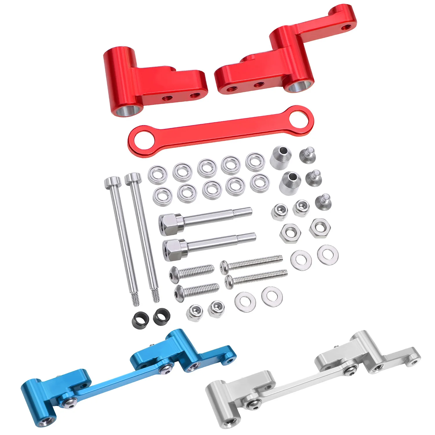 Zero Gap Metal Steering Group Assembly With 10 Steel Bearings Linkage For 1/14 MJX Hyper Go 14301 14303 14304 Upgraded Version