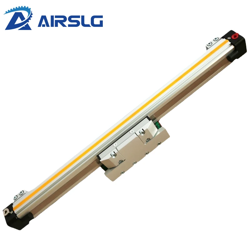 High speed mechanical rodless cylinder with guide rail Adjustable buffer cylinder OSP-P25-STL-300 OSP-P25-STL-2200